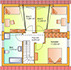 Einfamilienhaus - Trend 102: Grundriss Dachgeschoss