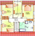 Einfamilienhaus - Trend 116: Grundriss Dachgeschoss