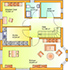 Einfamilienhaus - Trend 125: Grundriss Erdgeschoss